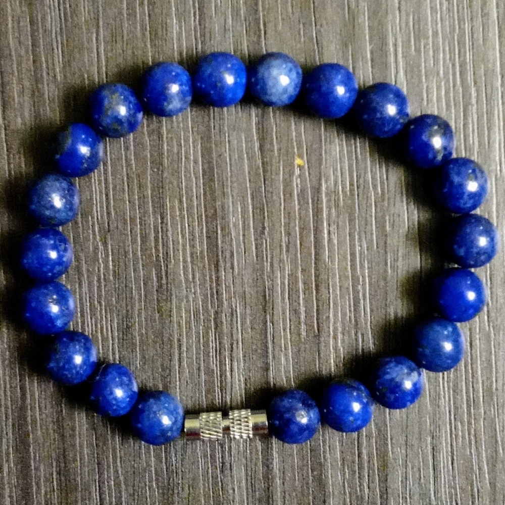 Lapis Lazuli Handmade Natural Gemstone Bracelet
